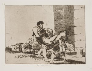 Auf dem Weg zum Friedhof (56) von Francisco de Goya