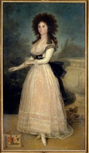 Ganzkörperporträt von Dona Tadea Arias de Enriquez von Francisco de Goya