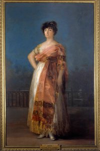 Porträt der Schauspielerin Maria del Rosario Fernandez (La Tirana) von Francisco de Goya