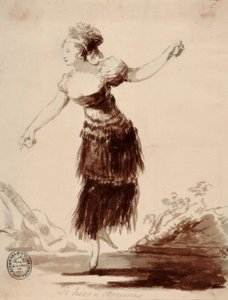 Se hizo a oscuras (Sie wurde von dem Schatten erschaffen) von Francisco de Goya