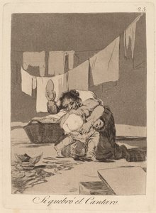 Ja, er hat den Krug zerbrochen von Francisco de Goya