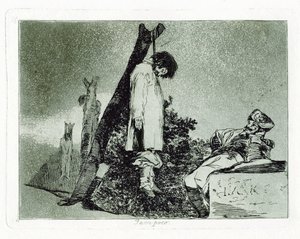 Tampoco. Platte 36 aus Die Schrecken des Krieges Los Desastros de la Guerra, 1810-1820