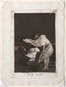 Die Caprichos: Eine schlechte Nacht