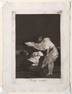Die Caprichos: Eine schlechte Nacht, 1799
