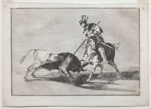 Der Cid Campeador spießt einen weiteren Stier auf, 1815-1816
