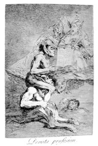 Das fromme Bekenntnis, 1799 von Francisco de Goya