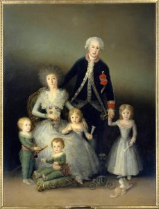 Der Herzog von Osuna, Pedro de Alcantara und seine Familie