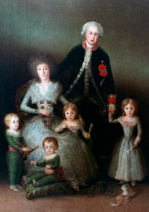 Der Herzog von Osuna und seine Familie, 1788