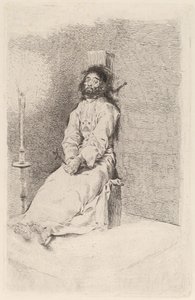 Der erdrosselte Mann von Francisco de Goya