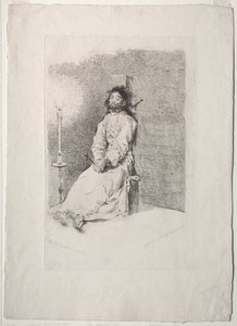 Der Erdrosselte von Francisco de Goya