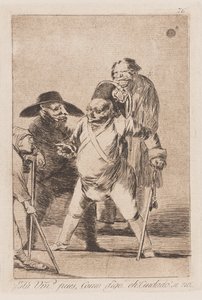 Die Gewohnheit des Kommandos, spätes 18. - frühes 19. Jahrhundert (Druck) von Francisco de Goya
