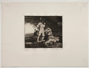Die Schrecken des Krieges: Und es gibt keine Hilfe dafür von Francisco de Goya