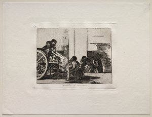 Die Schrecken des Krieges: Wagenladungen zum Friedhof von Francisco de Goya