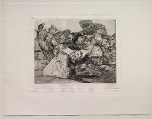 Die Schrecken des Krieges: Charlatanshow von Francisco de Goya