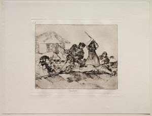 Die Schrecken des Krieges: Pöbel von Francisco de Goya