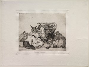 Die Schrecken des Krieges: Seltsame Hingabe! von Francisco de Goya