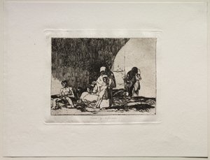 Die Schrecken des Krieges: Die Gesunden und die Kranken von Francisco de Goya