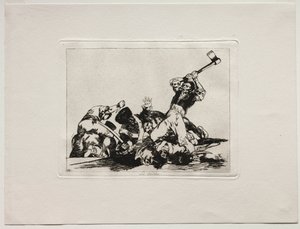 Die Schrecken des Krieges: Dasselbe von Francisco de Goya