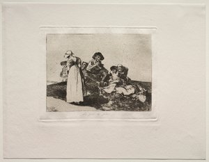 Die Schrecken des Krieges: Das Schlimmste ist zu betteln von Francisco de Goya