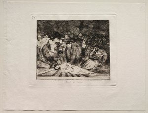 Die Schrecken des Krieges: Die Wahrheit ist gestorben von Francisco de Goya