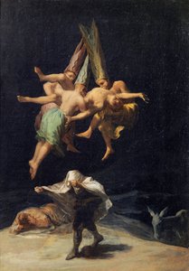 Hexen im Flug Vuelo de Brujas, 1797-1798