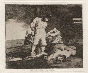 Und es gibt keine Hilfe dafür von Francisco de Goya