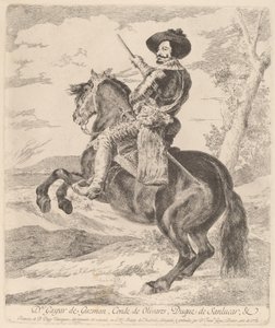 Gaspar de Guzman, Conde Duque de Olivares von Francisco de Goya after Diego Velázquez