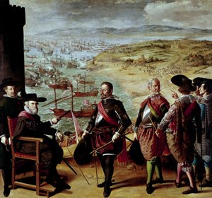 Schlachten für Buen Retiro: Verteidigung von Cadiz gegen die Briten im Jahr 1627 von Francisco de Zurbaran
