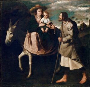 Die Flucht nach Ägypten, späte 1630er Jahre
