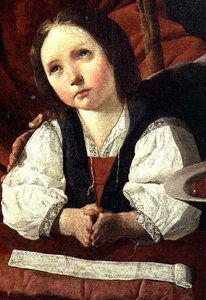 Die Heilige Familie (Detail) von Francisco de Zurbaran