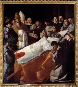 Die Ausstellung des Körpers von St. Bonaventura von Francisco de Zurbaran