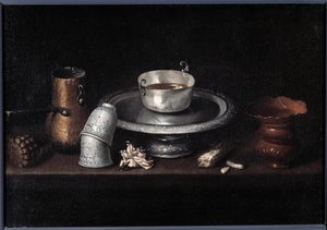 Das Stillleben Schokoladenfrühstück von Francisco de Zurbaran