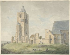 Ruine der Kirche in Warmond