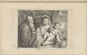 Maria mit dem Christuskind und dem jungen Johannes dem Täufer von Franciscus van der Steen