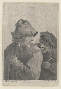 Zwei Bauern von Franciscus van der Steen