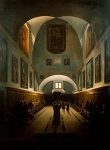 Der Chor in der Kapuzinerkirche an der Piazza Barberini in Rom von Francois-Marius Granet