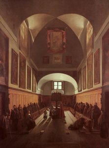 Der Chor der Kapuzinerkirche, Rom