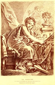 Das Gemälde von Francois (after) Boucher