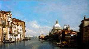 Blick auf den Canal Grande von der Akademiebrücke