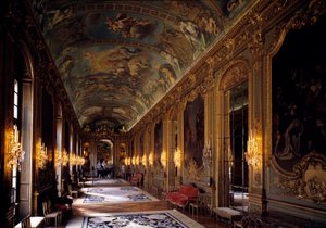 Galerie doree im Hotel de Toulouse. Architektur von Francois-Antoine Vassé