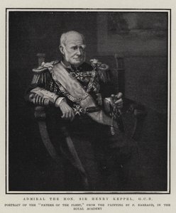 Admiral der Ehrenwerte Sir Henry Keppel, GCB von Francois Barraud