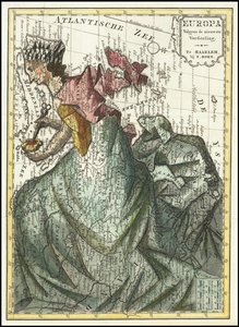 Europa nach der neuesten Einteilung von François Bohn