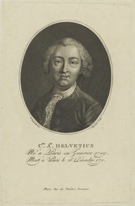 Porträt von Claude Adrien Helvétius 1715-1771, um 1800