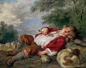 Der schlafende Schäfer, ca. 1750