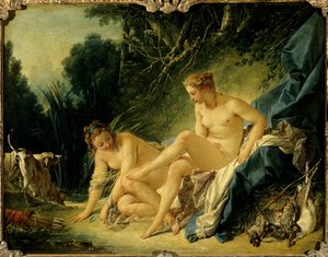 Diane verlässt das Bad von François Boucher