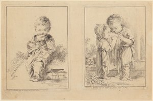 Kleiner Savoyer und die kleinen Milchtrinker von François Boucher