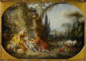 Die Reize des Landlebens von François Boucher