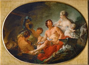 Die Schmieden des Vulkan von François Boucher