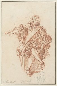 Mascarille sitzend von François Boucher