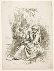 Bäuerin mit Krug